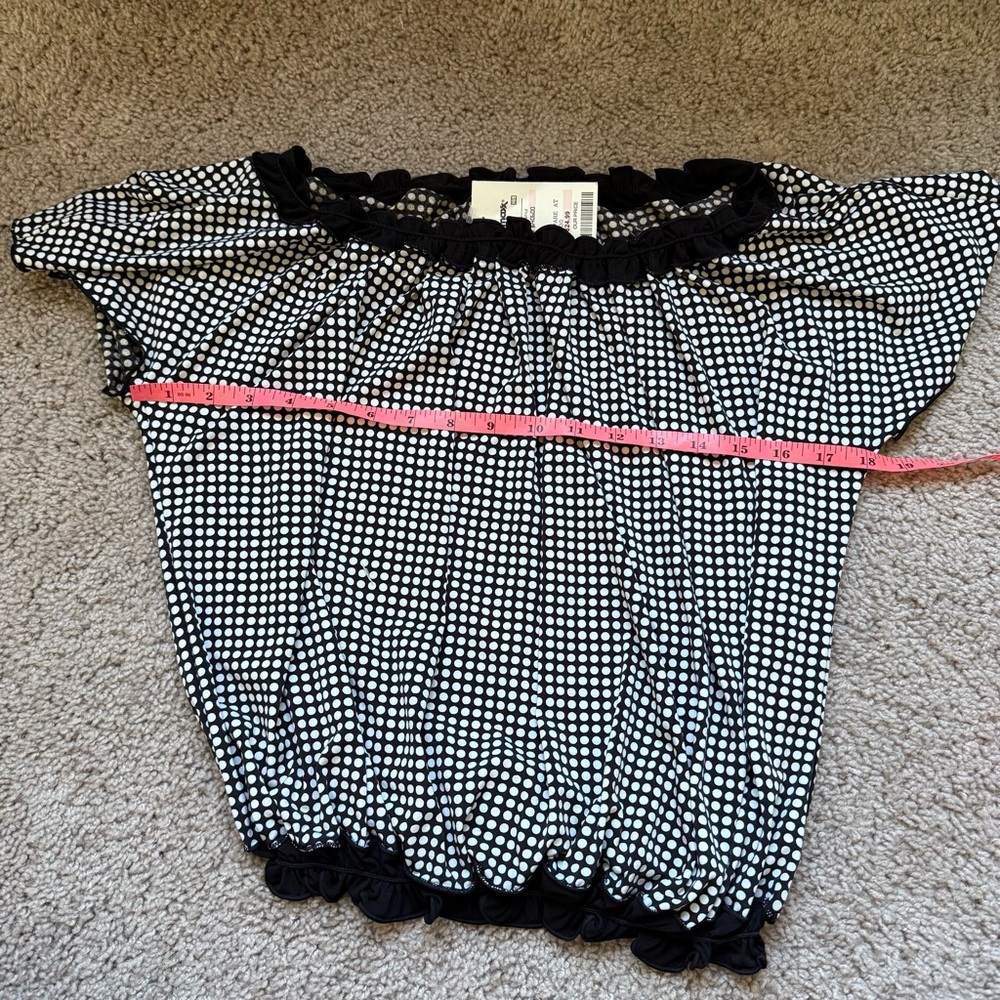 NWT Max Studio Blouse black & white small - Picture 3 of 5
